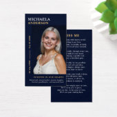 Carte de prière commémorative photo moderne élégan (Bureau)