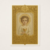 Carte de prière commémorative pour la première com (Devant)