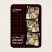 Carte de prière commémorative pour les funérailles (Devant)