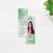 Carte de prière commémorative Signet de la nature  (Bureau)