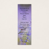 Carte de prière commémorative Signet de la nature  (Devant)