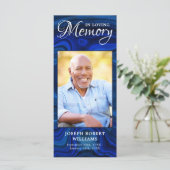 Carte de prière commémorative Signet funéraire ave (Debout devant)