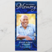 Carte de prière commémorative Signet funéraire ave (Devant)