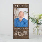 Carte de prière commémorative Signet funéraire Cui (Debout devant)