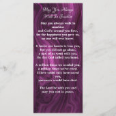 Carte de prière commémorative Signet funéraire mar (Dos)