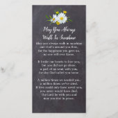 Carte de prière commémorative Signet funéraire Pho (Dos)