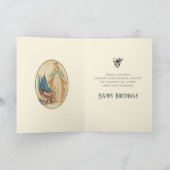 Carte de prière d'anniversaire Vierge Marie religi (Intérieur)