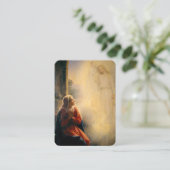 Carte de prière d'annonce (Debout devant)