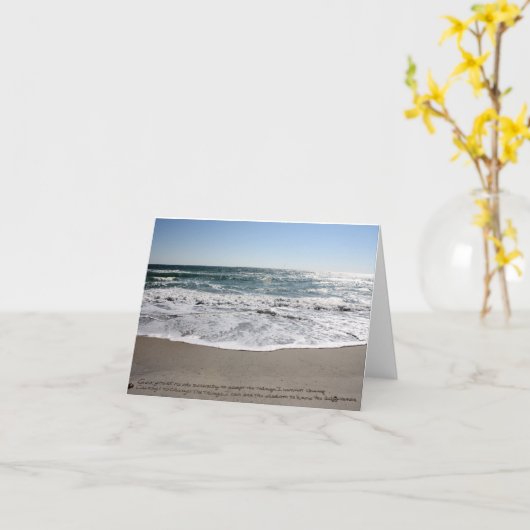 Carte de prière de Beachwrite'sSerenity (Fleur jaune)