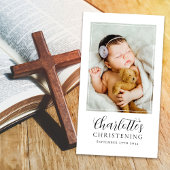 Carte de prière de conservation de photos Christen