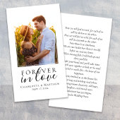 Carte de prière de conservation de photos de maria