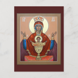 Carte de prière de coupe inépuisable