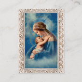Carte de prière de grossesse de la Vierge catholiq (Devant)