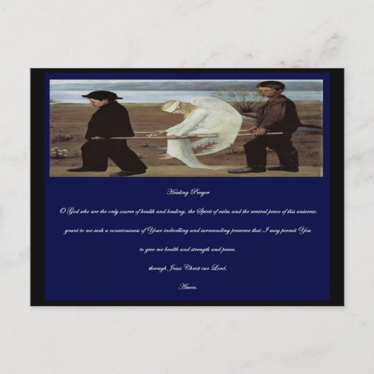 Carte de prière de guérison pour les malades (Devant)