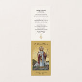 Carte de prière de Jésus aux funérailles catholiqu (Extérieur déplié)