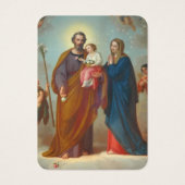 Carte de prière de la Sainte Famille du Mémorial c (Devant)