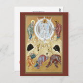 Carte de prière de la Transfiguration du Seigneur (Devant / Derrière)