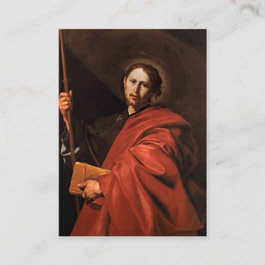 Carte de prière de l'Acte de foi de St. James (Devant)