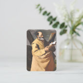 Carte de prière de l'Apôtre Saint André (Debout devant)