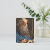 Carte de prière de l'Apôtre Saint Thomas (Debout devant)