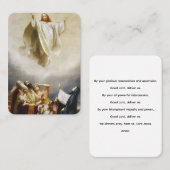 Carte de prière de l'Ascension (Devant / Derrière)