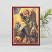 Carte de prière de l'icône Saint-Jean-Baptiste (Debout devant)