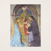 Carte de prière de mariage catholique (Devant)