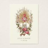 Carte de prière de mariage catholique Cœur de Mari (Devant)