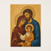 Carte de prière de mariage catholique de la Sainte (Devant)