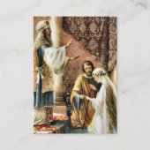 Carte de prière de mariage catholique romain (Devant)