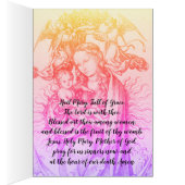 Carte de prière de Marie (Intérieur (Droit))