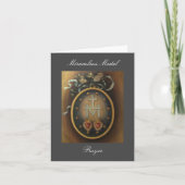 Carte de prière de médaille miraculeuse (Devant)