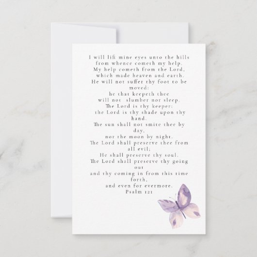 Carte de prière de mémorial de funérailles de papi (Dos)