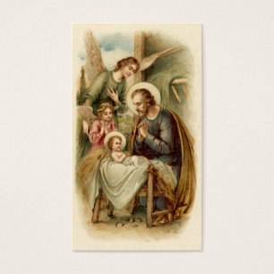 Carte de prière de nativité de St Joseph (1h20 d