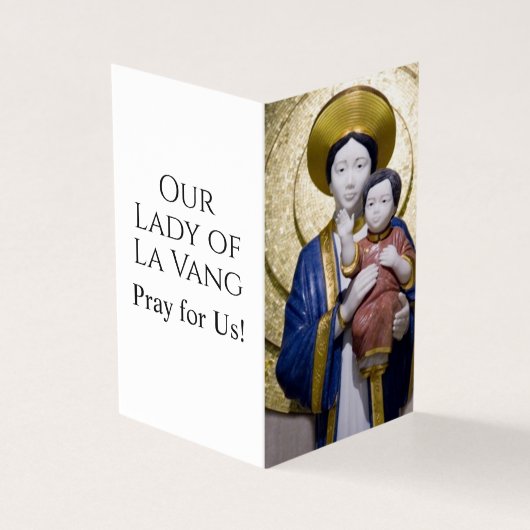 Carte de prière de Notre-Dame de La Vang (Outside)