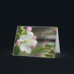 Carte de prière de pommier en fleurs - ou pour tou<br><div class="desc">modifiez les mots sur cette belle carte de pommier en fleurs pour toute occasion que vous souhaitez, comme un anniversaire, un vœu de rétablissement, des félicitations, un remerciement ou une pensée et donnez les cartes assorties avec comme un cadeau attentionné. Allez à ma SECTION FLEURS ASSORTIES pour voir les articles...</div>