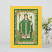 Carte de prière de saint Patrick (Debout devant)