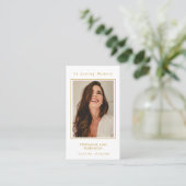 Carte de prière de script Gold Memorial (Debout devant)