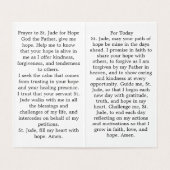 Carte de prière de St. Jude Thaddeus (Inside Unfolded)