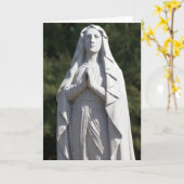 Carte de prière de Ste Marie (Fleur jaune)