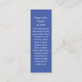 Carte de prière de sympathie pour la célébration d (Dos)