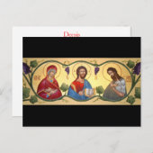 Carte de prière Deesis (Devant / Derrière)