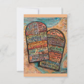 Carte de prière des dix commandements (Devant)