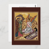 Carte de prière des femmes porteuses de myrrhus (Devant / Derrière)