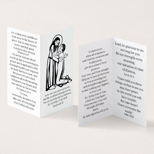 Carte de prière des temps difficiles (Inside and Outside)