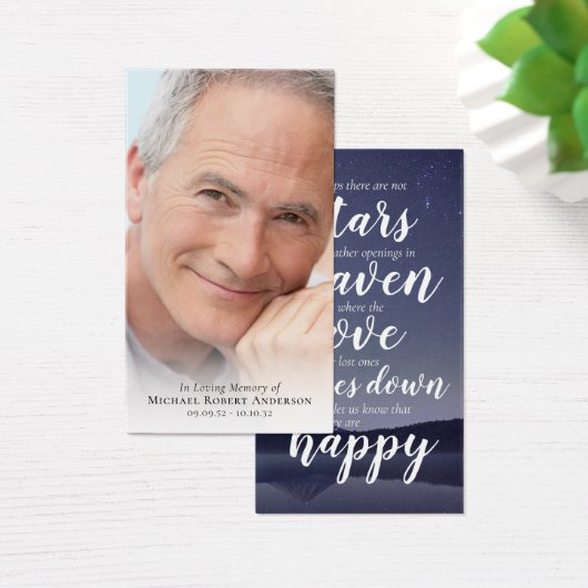 Carte de prière du devis commémoratif (Bureau)