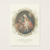 Carte de prière du Mariage catholique (Devant)