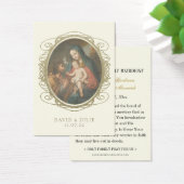 Carte de prière du Mariage catholique (Bureau)