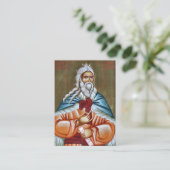 Carte de prière du Prophète Elijah (Debout devant)