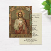 Carte de prière du souvenir pour la première saint (Bureau)